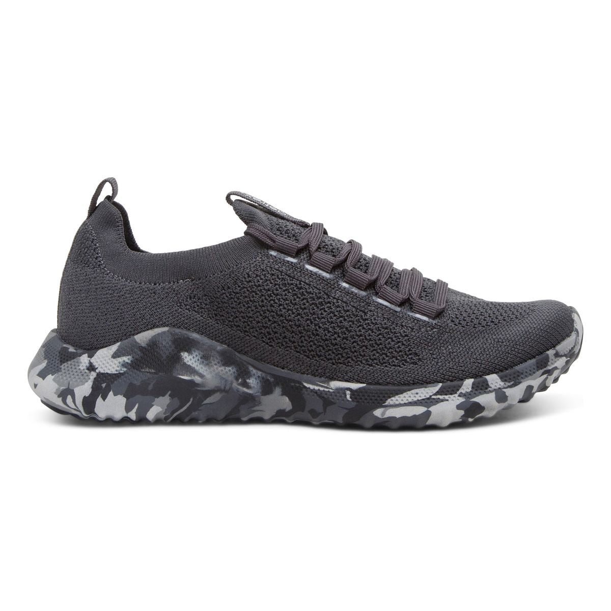 Aetrex Carly Women's Arch Support Sneakers In Charcoal Camo