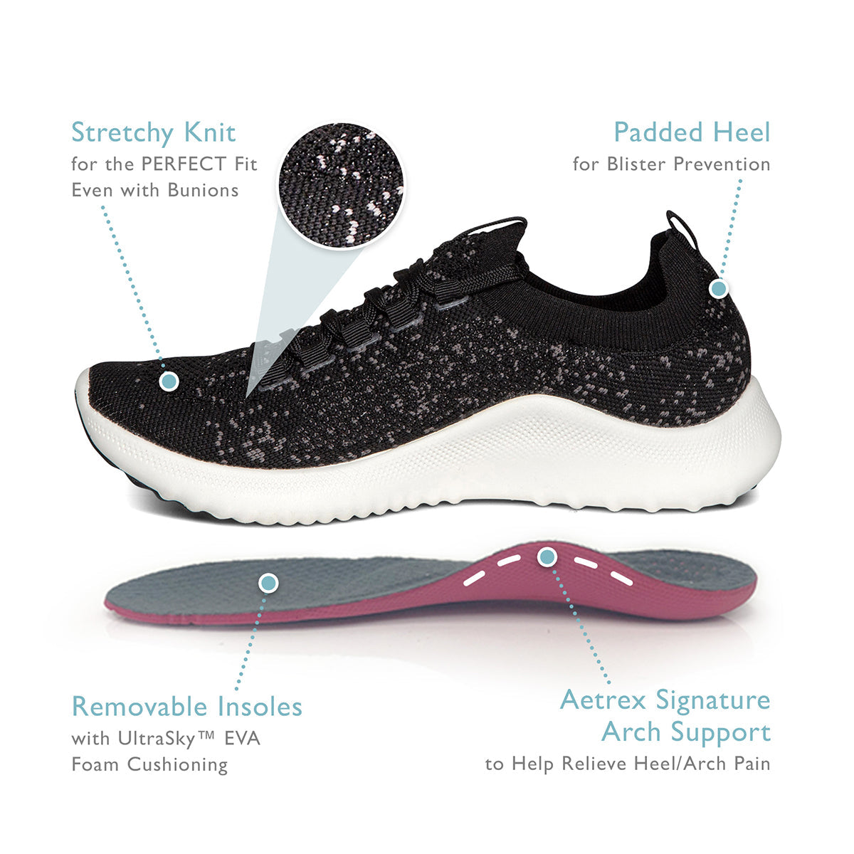 Carly Women's Arch Support Sneakers