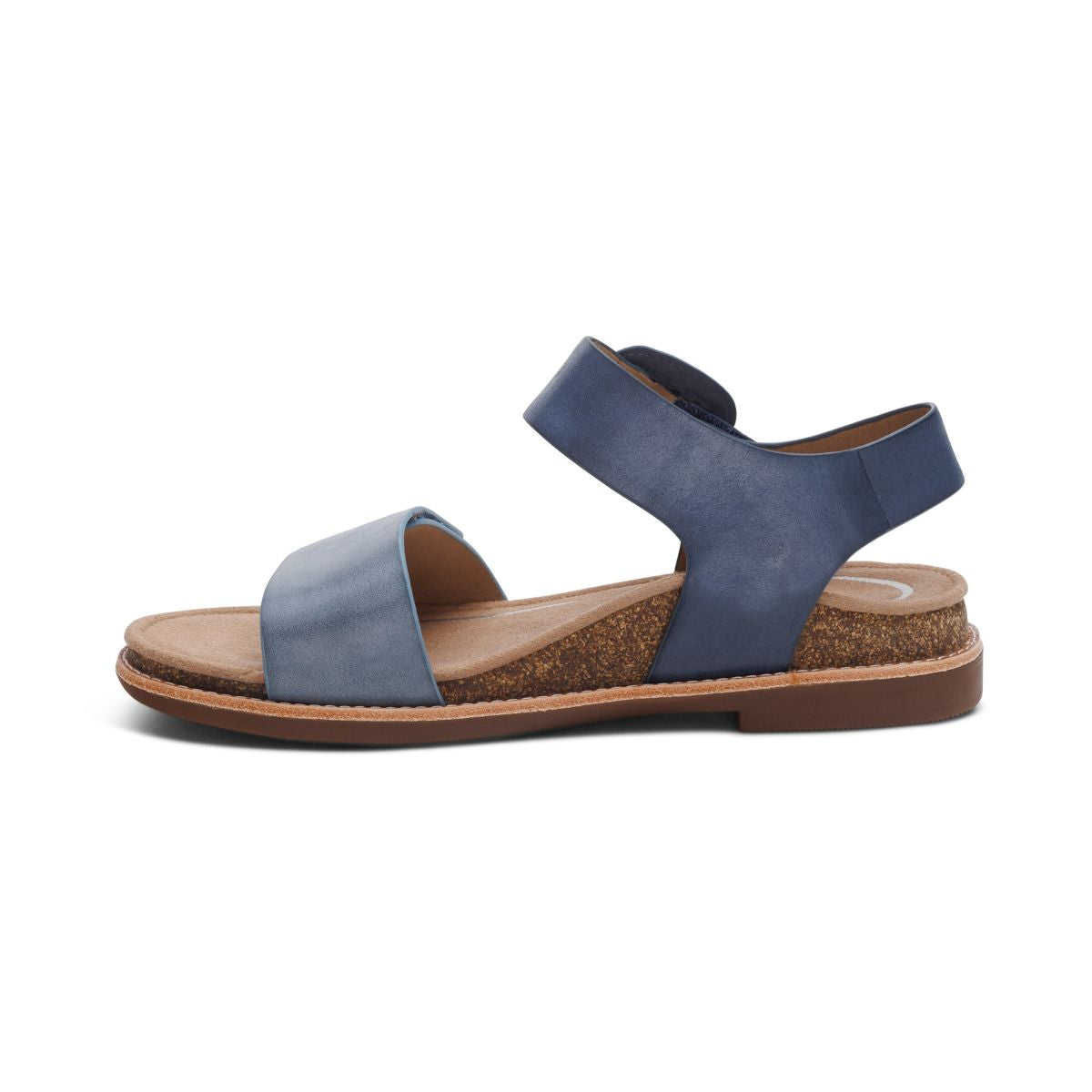 Aetrex Claire Women's Adjustable Strap Sandal – Navy