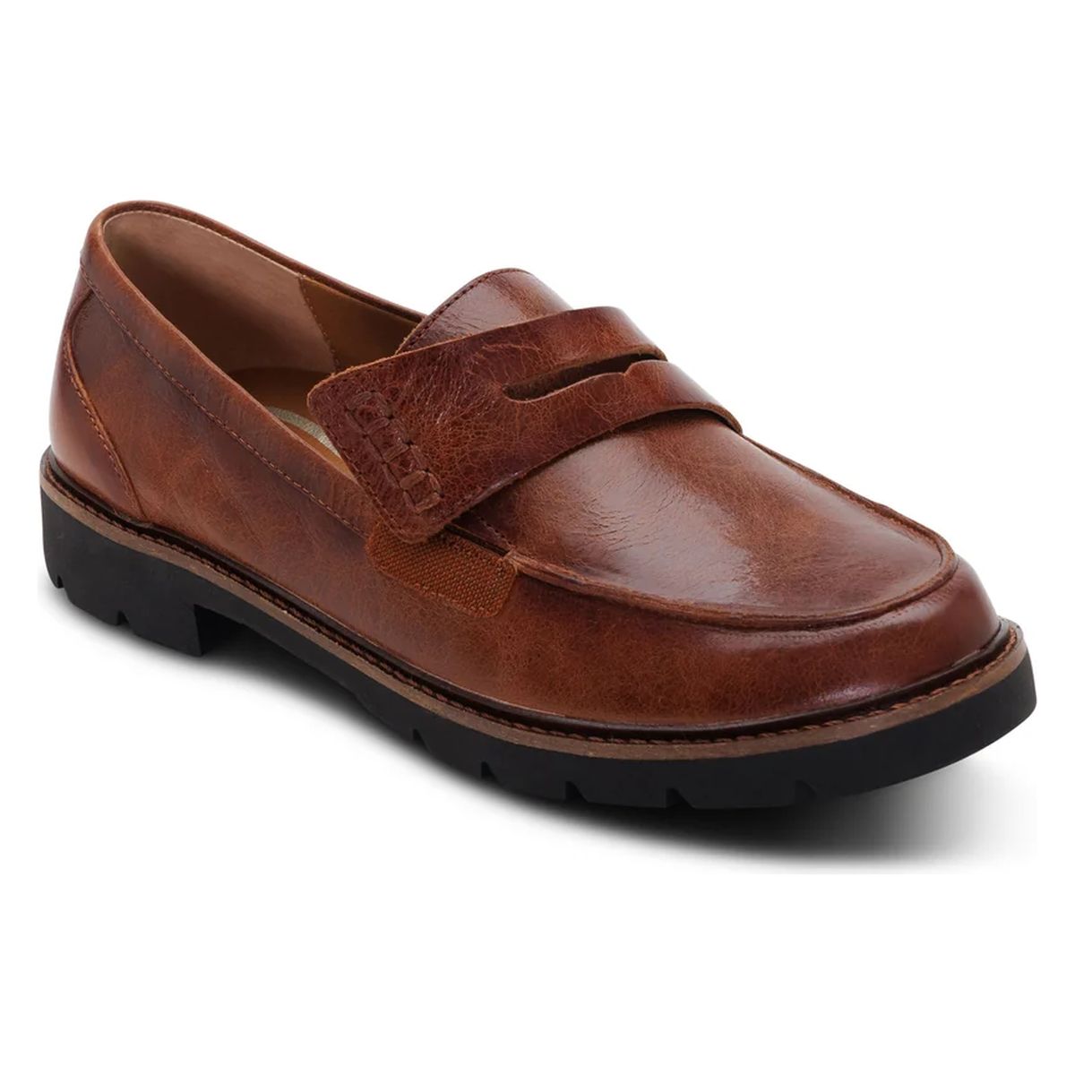 Aetrex Collette Women's Arch Support Loafer – Cognac
