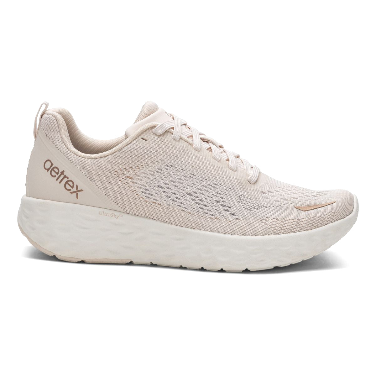 Aetrex Danika Women's Arch Support Sneaker in Ivory