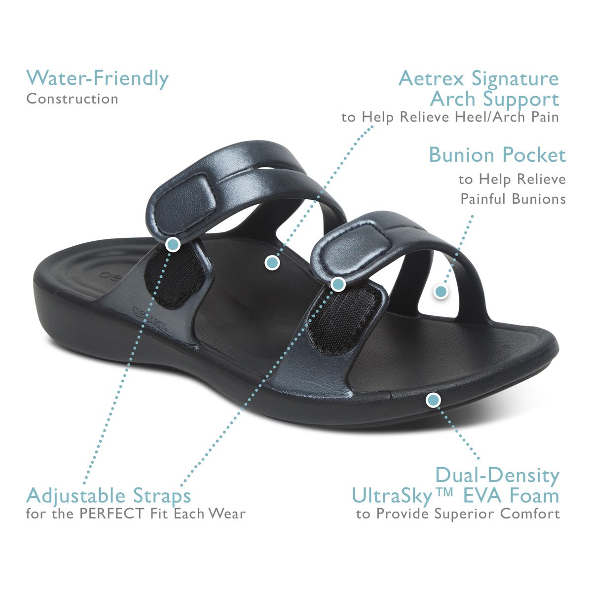 Aetrex Janey Women's Sport Slide