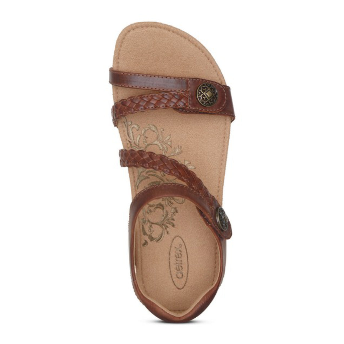 Jillian Braided Quarter Strap Sandal