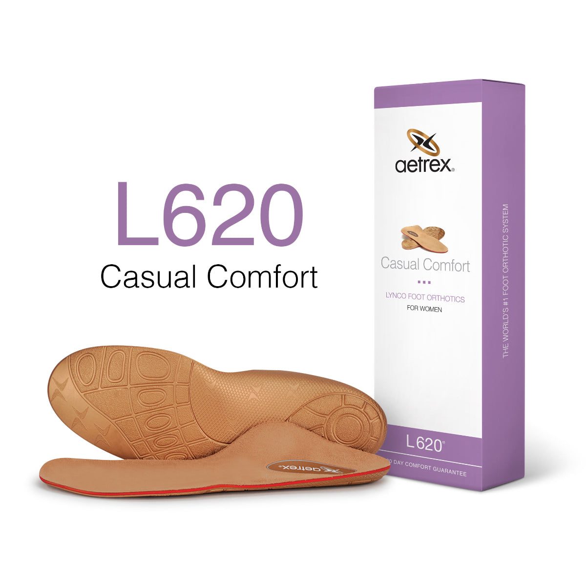 Aetrex Women's Casual Comfort Posted Orthotics