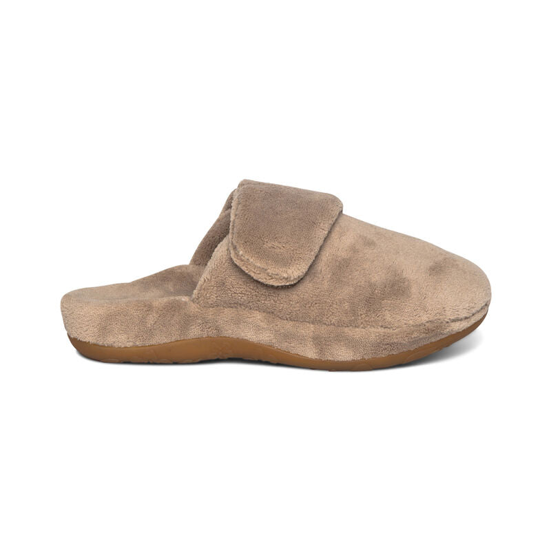 Aetrex Mandy Women's Closed Toe Slipper in Coffee