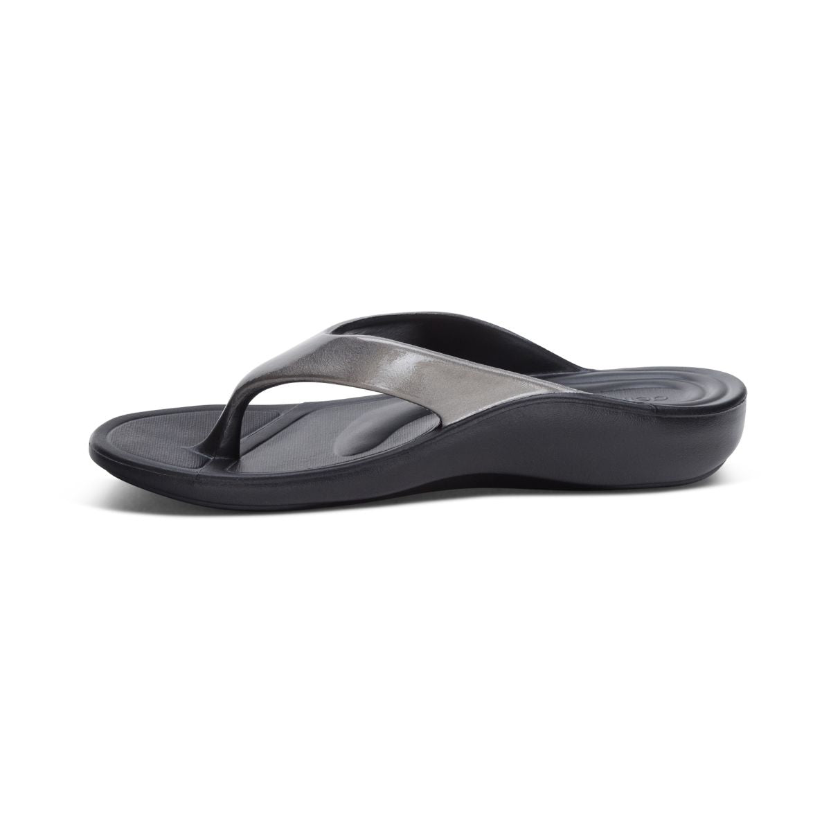 Aetrex Maui Women's Orthotic Flips – Pewter