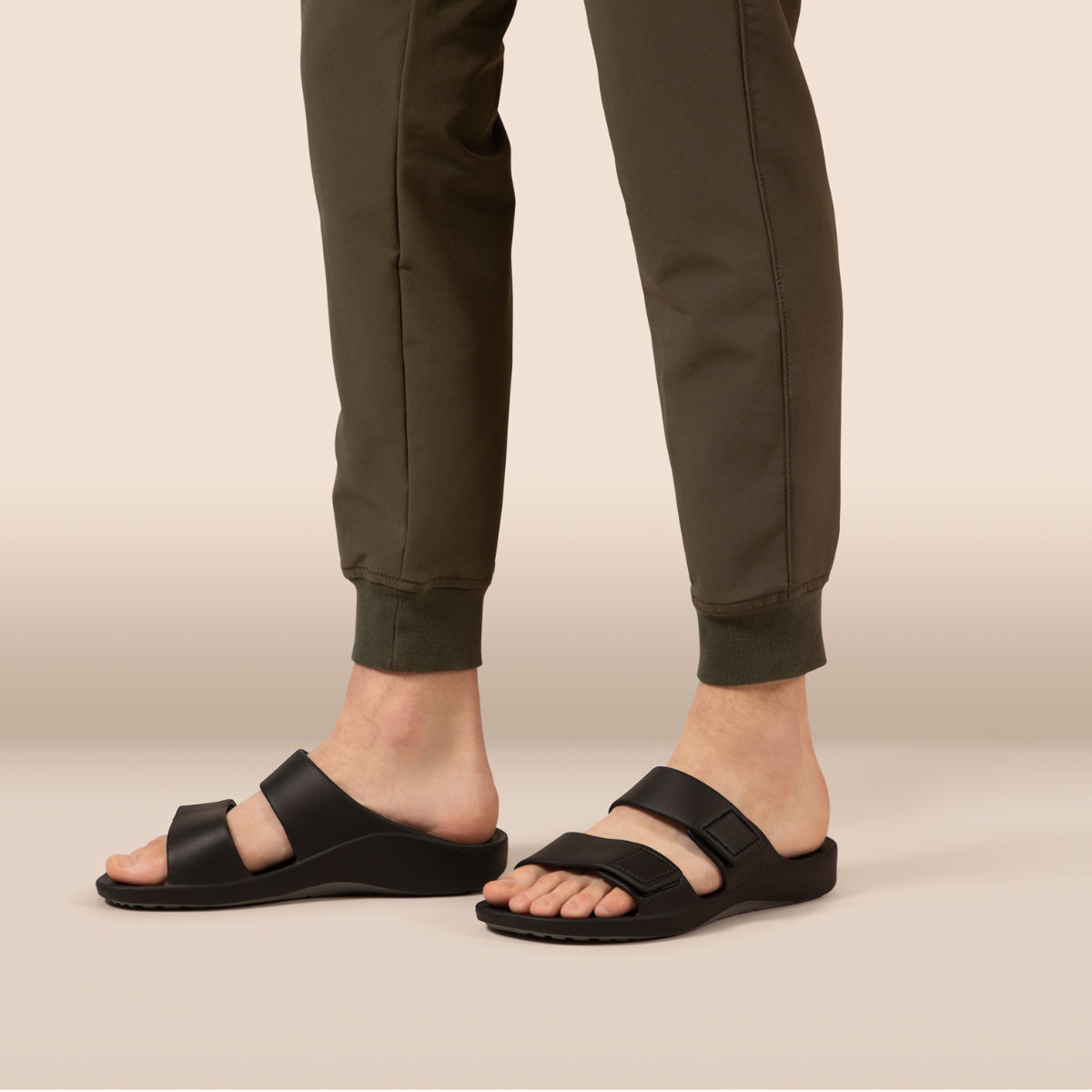 Aetrex Milos Men's Orthotic Slides
