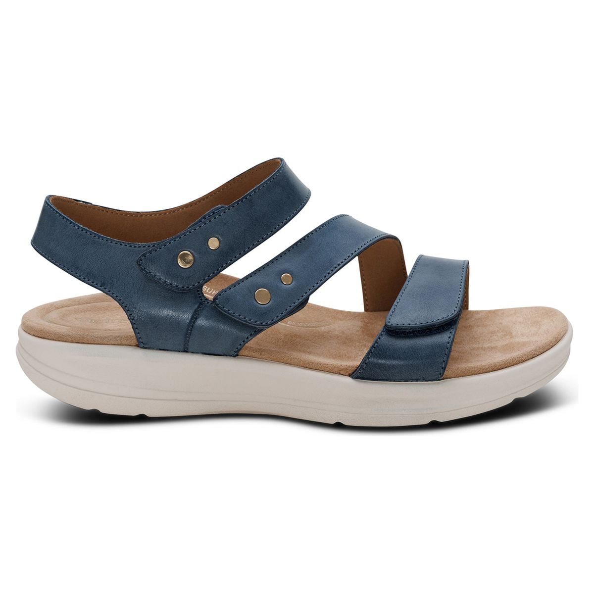 Aetrex Savannah Women's Quarter Strap Sandal – Hazy Blue