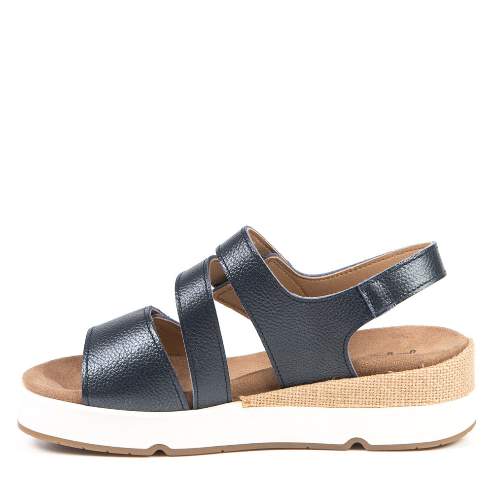 Anzia 11427 Women's Wedge Sandals in Navy