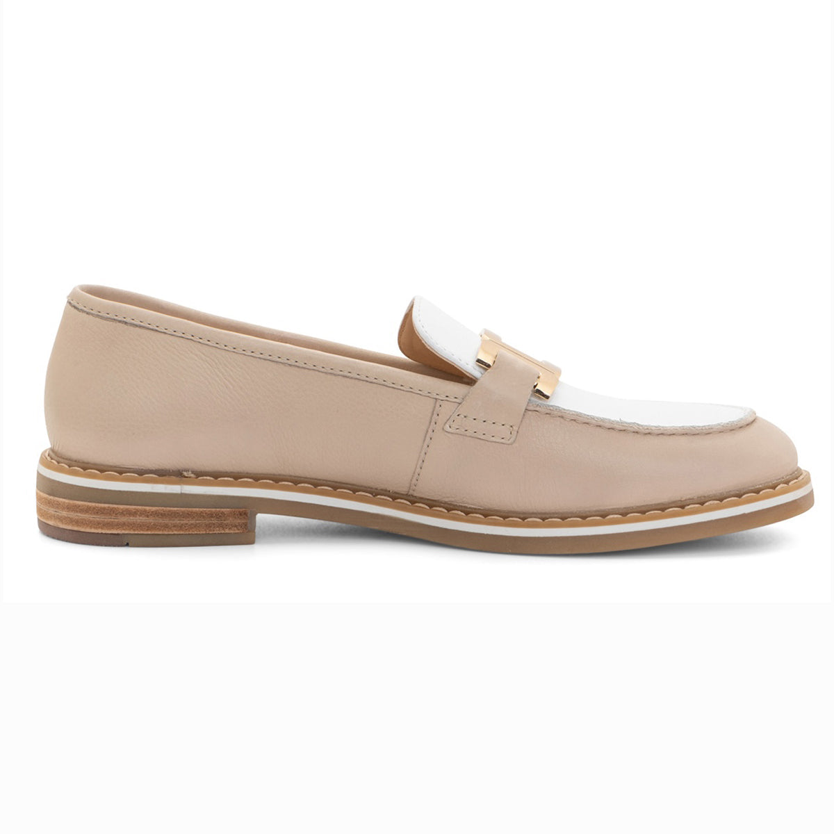 Ara Katsura Loafer in Shell & White