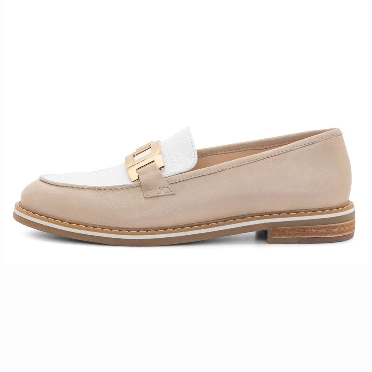 Ara Katsura Loafer in Shell & White
