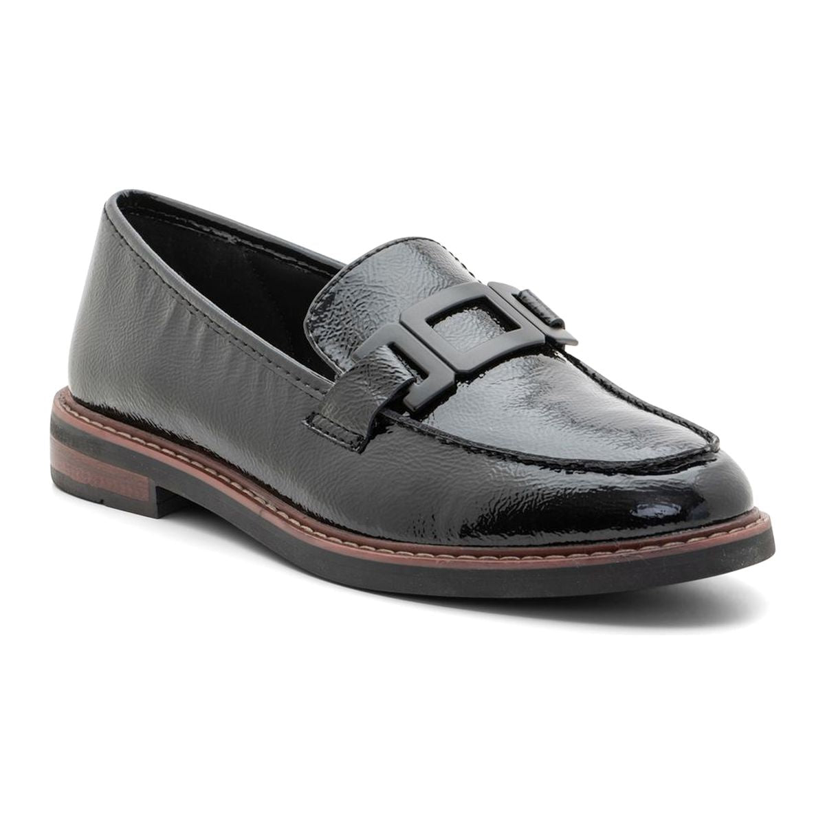 Ara Katsura Woman's loafer in Black Patent.
