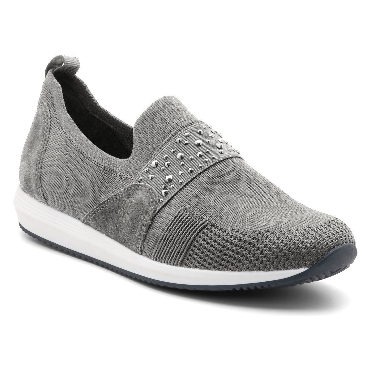 Ara Lynn Women's Knit Slip-On in Pebble