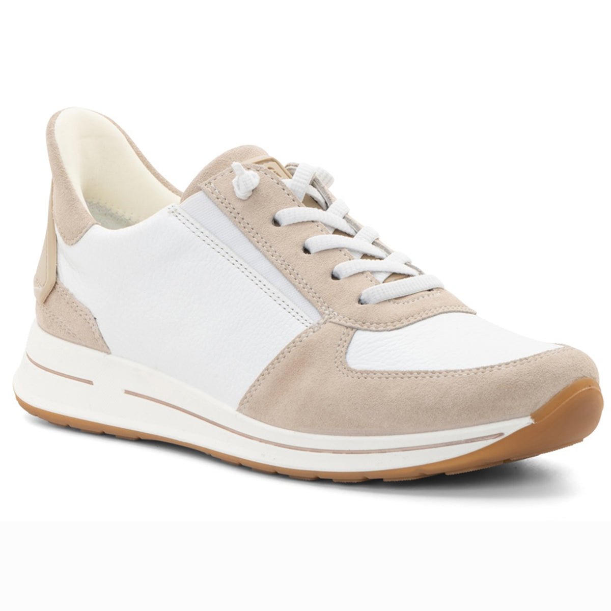 Ara Ovation Women's Lace Sneaker in Beige