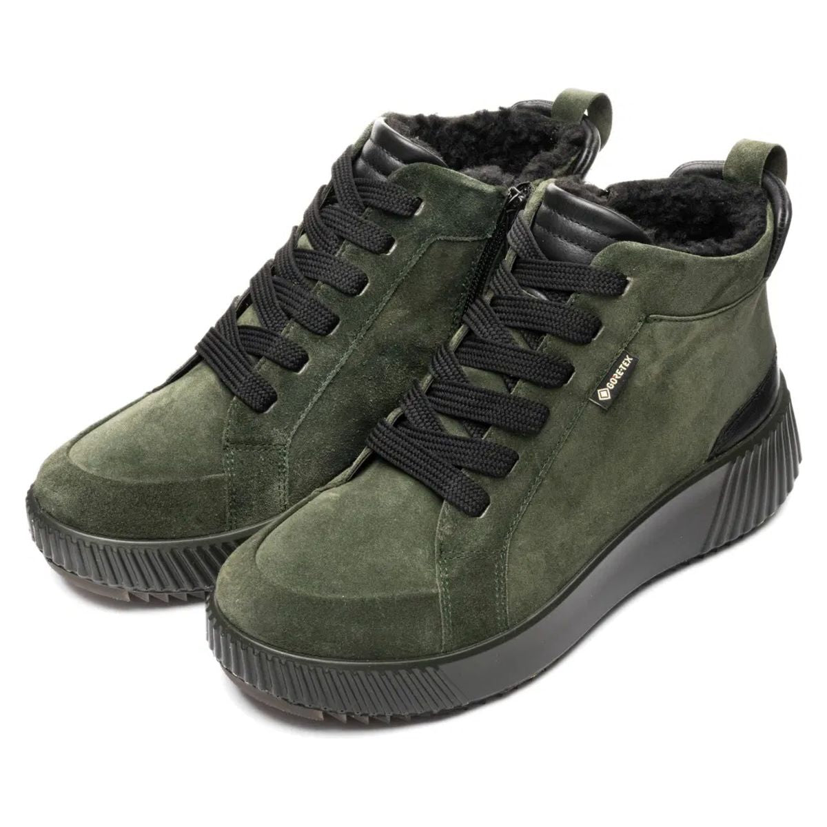 Ara Dahlia Women's GORE-TEX Lace-Up Ankle Boot in Green