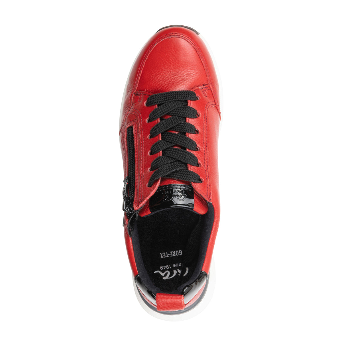 Ara Victoria Women's GORE-TEX Zip Sneaker In Red