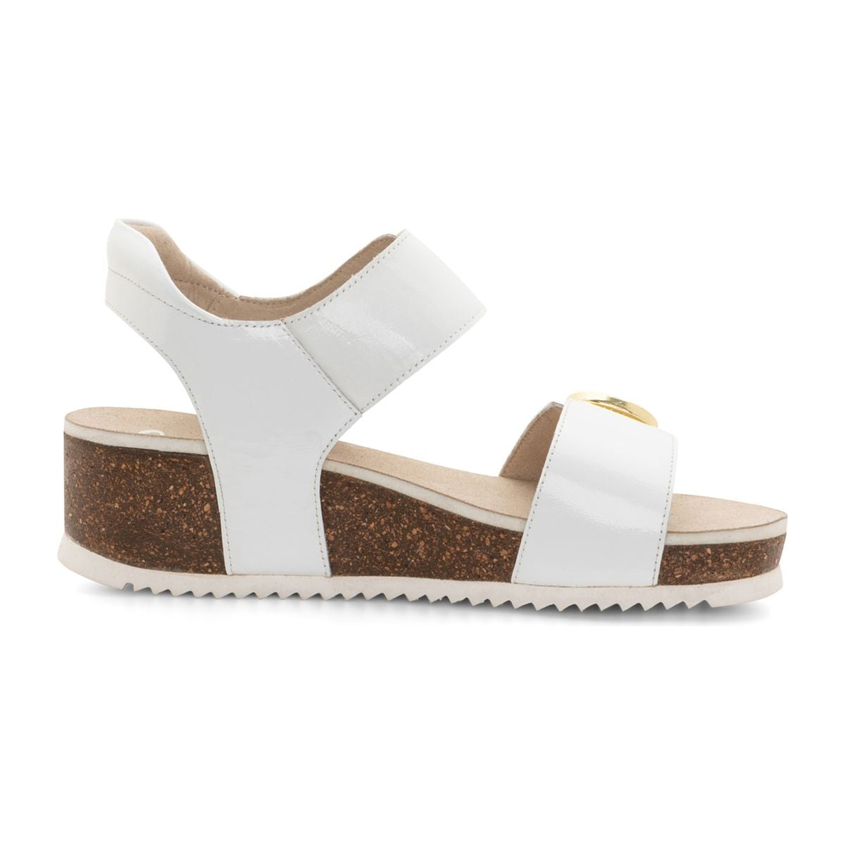 Nova Buckle Strap Wedge Sandal