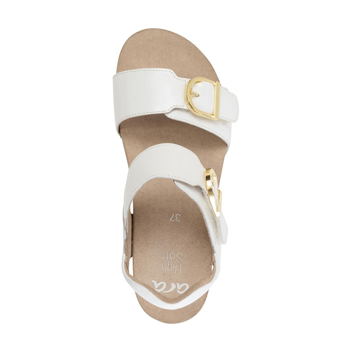 Nova Buckle Strap Wedge Sandal