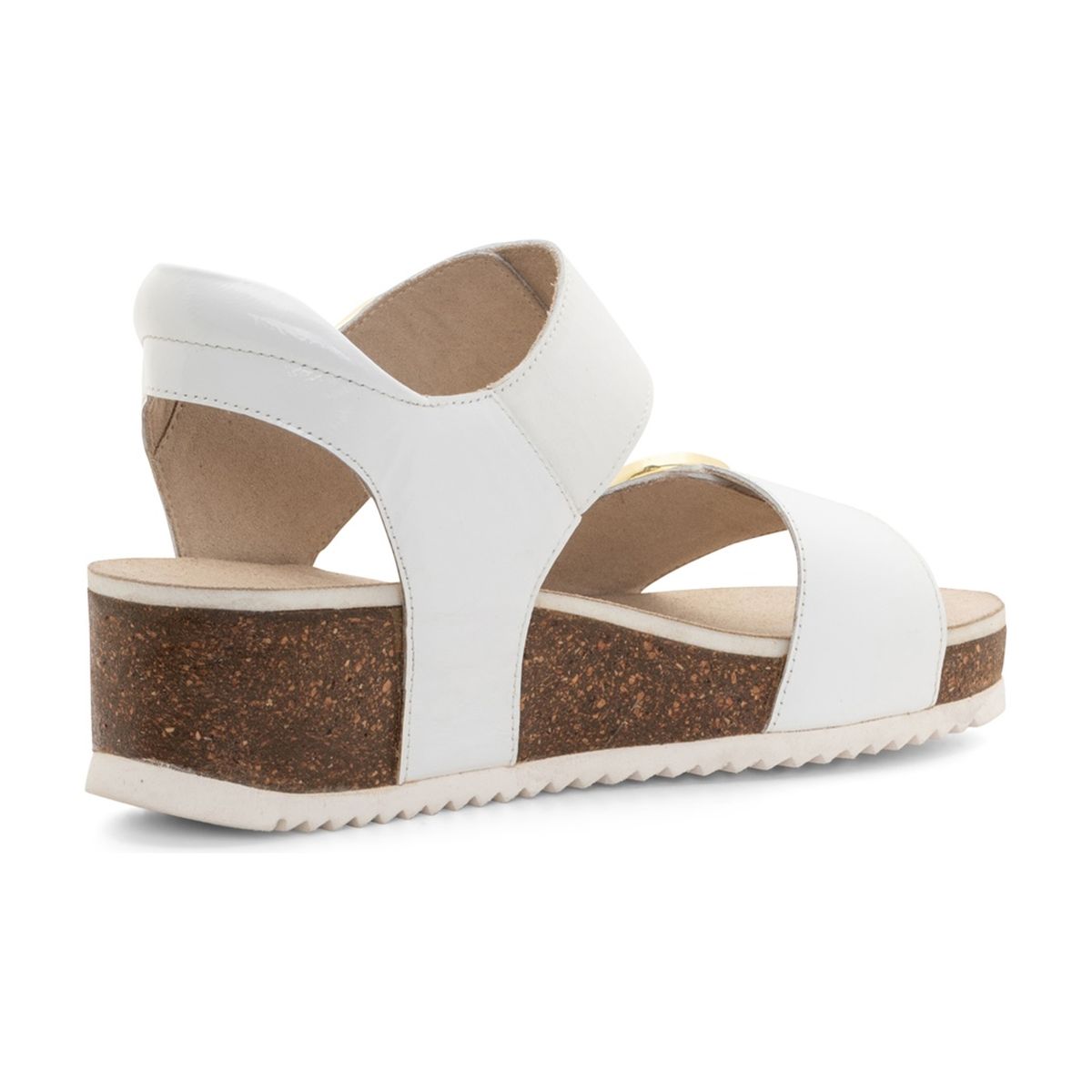 Nova Buckle Strap Wedge Sandal