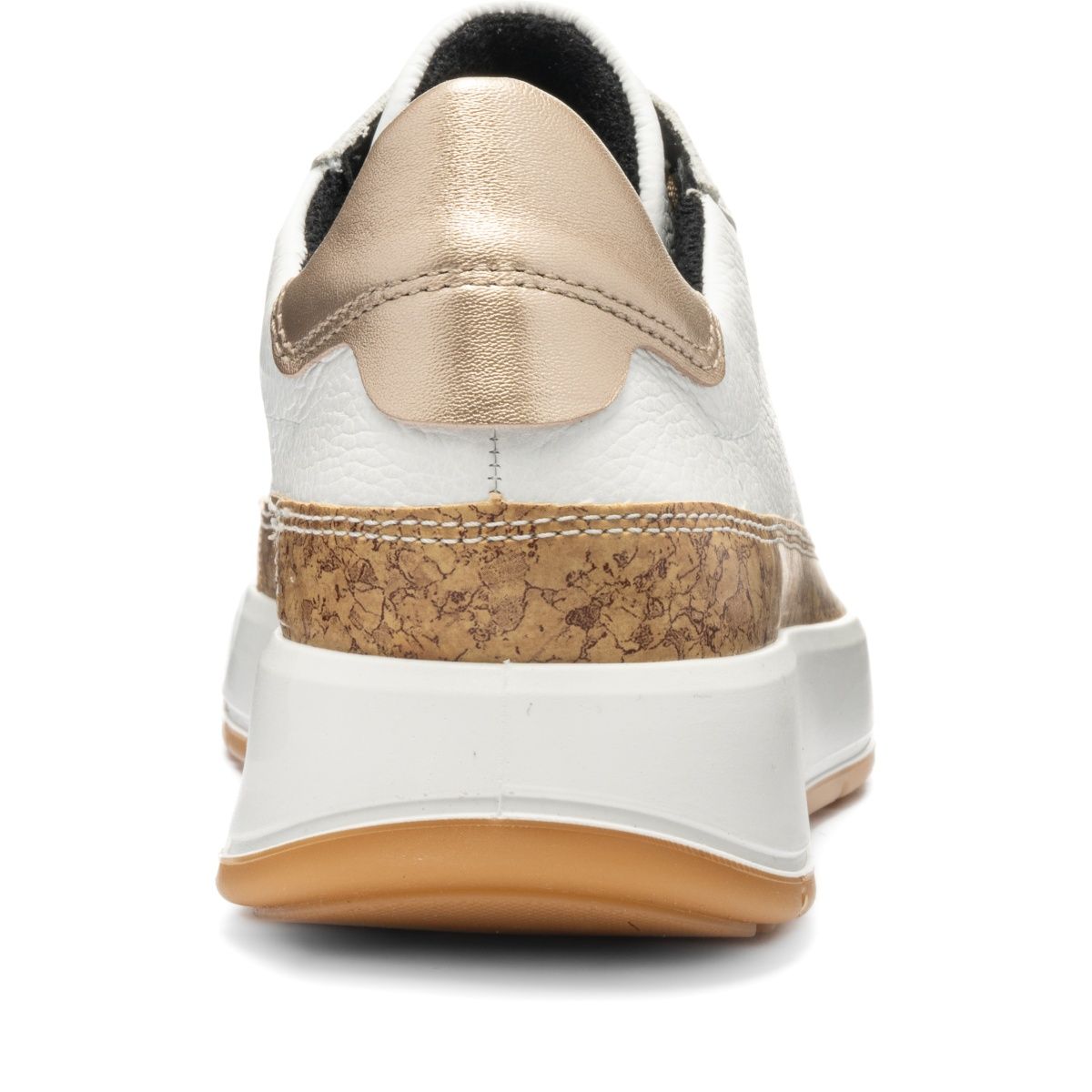 Ara Rem Women's Kork Wrap Lace Sneaker in White