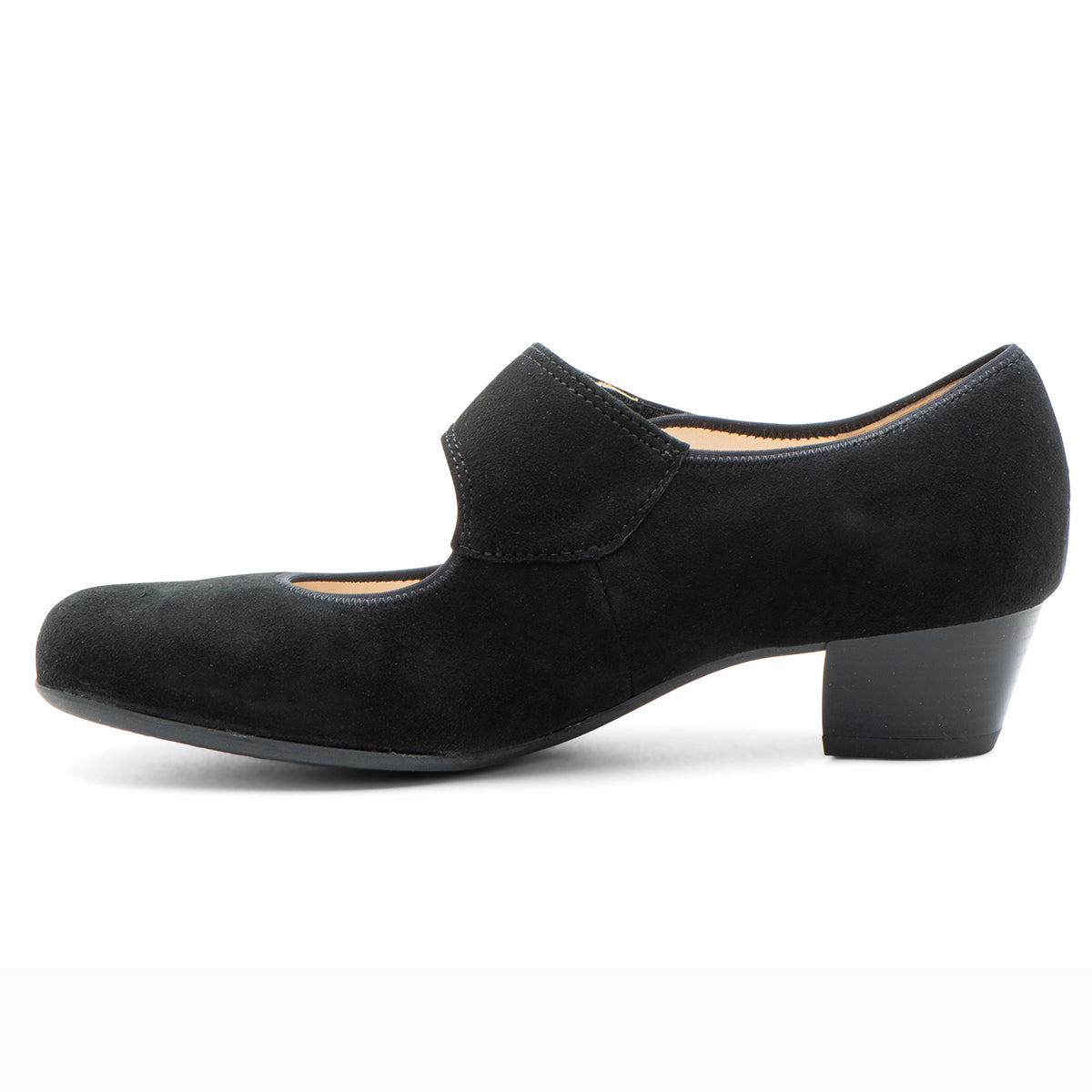 Ara Calico Women's Mary Jane Pump Suede in Black