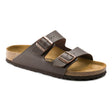 Birkenstock Arizona in Brown (style 51701) two strap unisex sandal with adjustable buckles.
