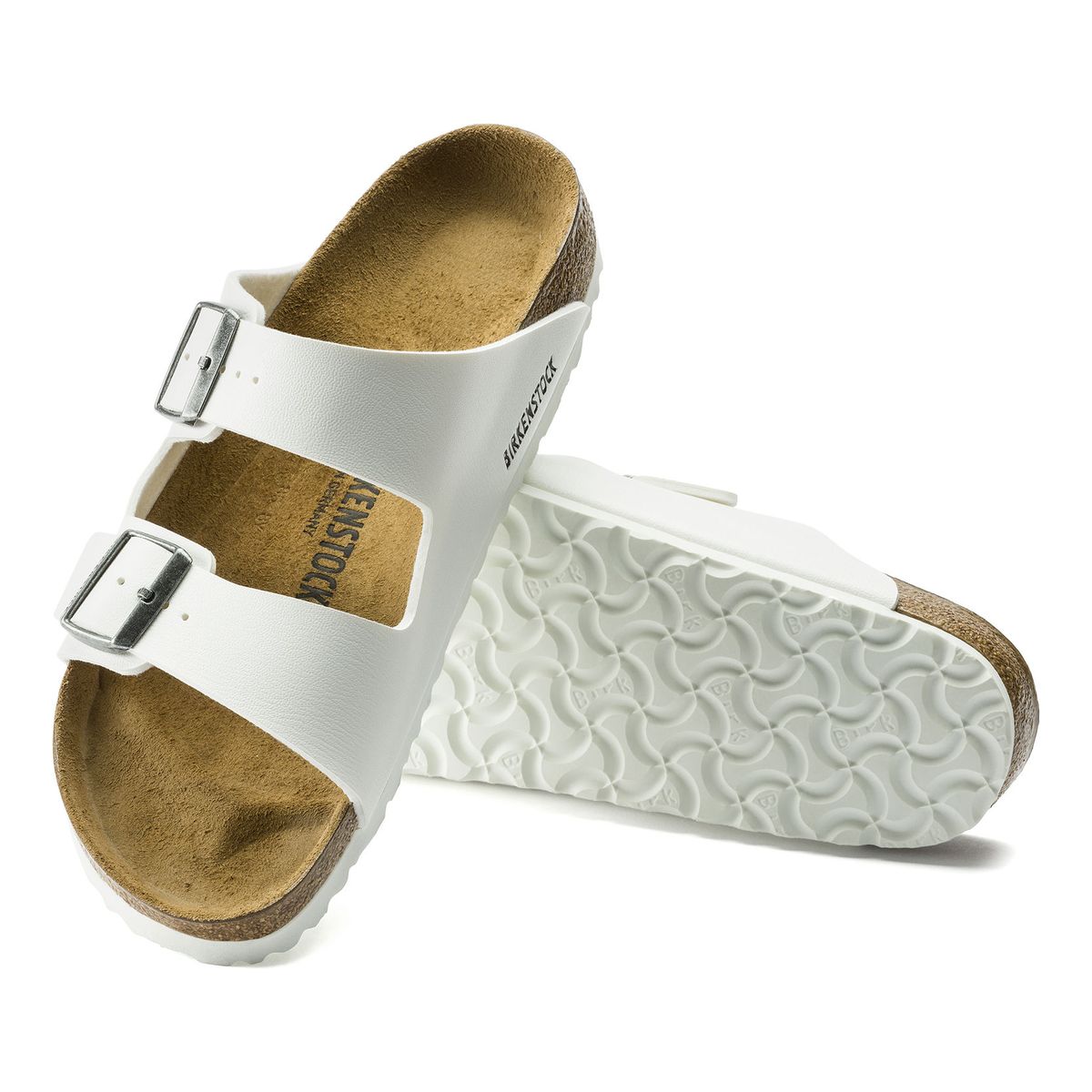 Birkenstock Arizona Unisex Birko-Flor in White