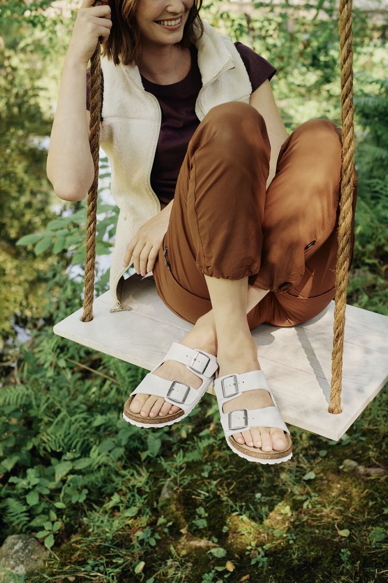 Birkenstock Arizona Unisex Birko-Flor in White