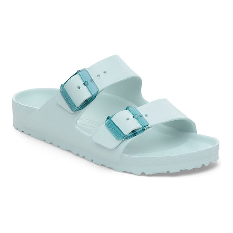 Birkenstock EVA Arizona sandal is Stealth Green at Walking On a Cloud.