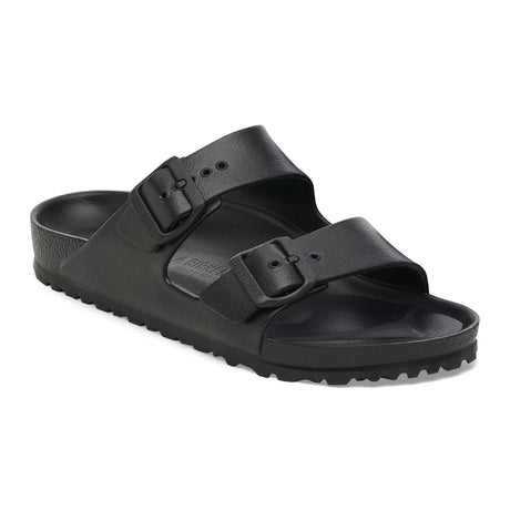 Birkenstock EVA Arizona sandal in black. Perfect for the pool and beach. A best seller at Walking On a Cloud