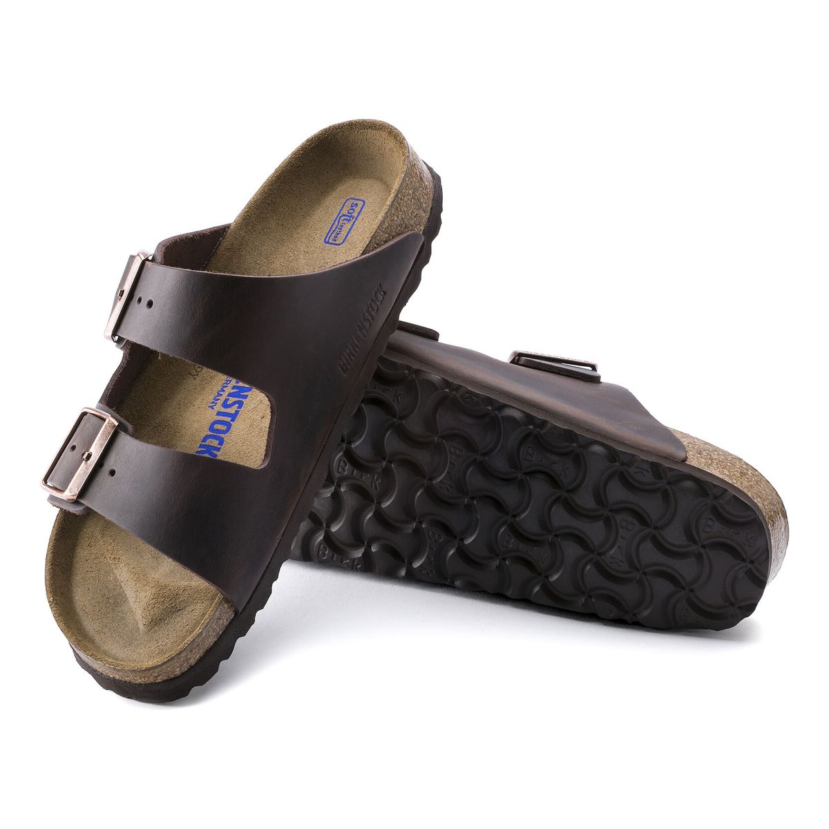 ARIZONA Soft Footbed Oiled Leather in Habana
