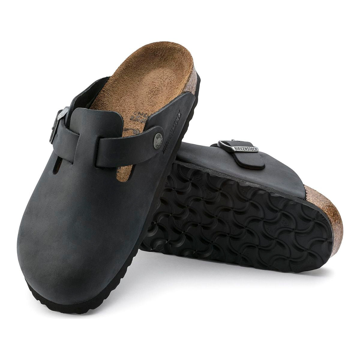 Boston Oiled Leather Black