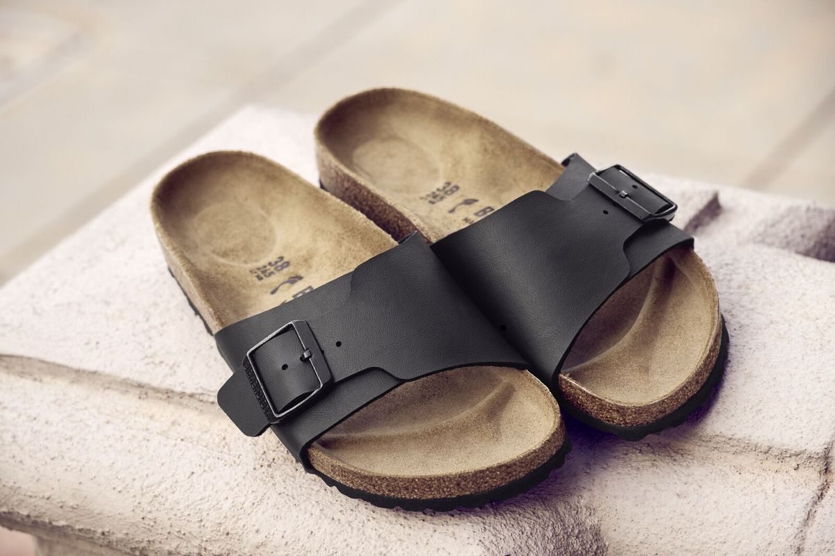 Catalina Birko-Flor Adjustable Single Strap Slide with Buckle