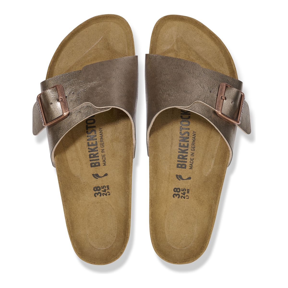Catalina Birko-Flor Adjustable Single Strap Slide with Buckle