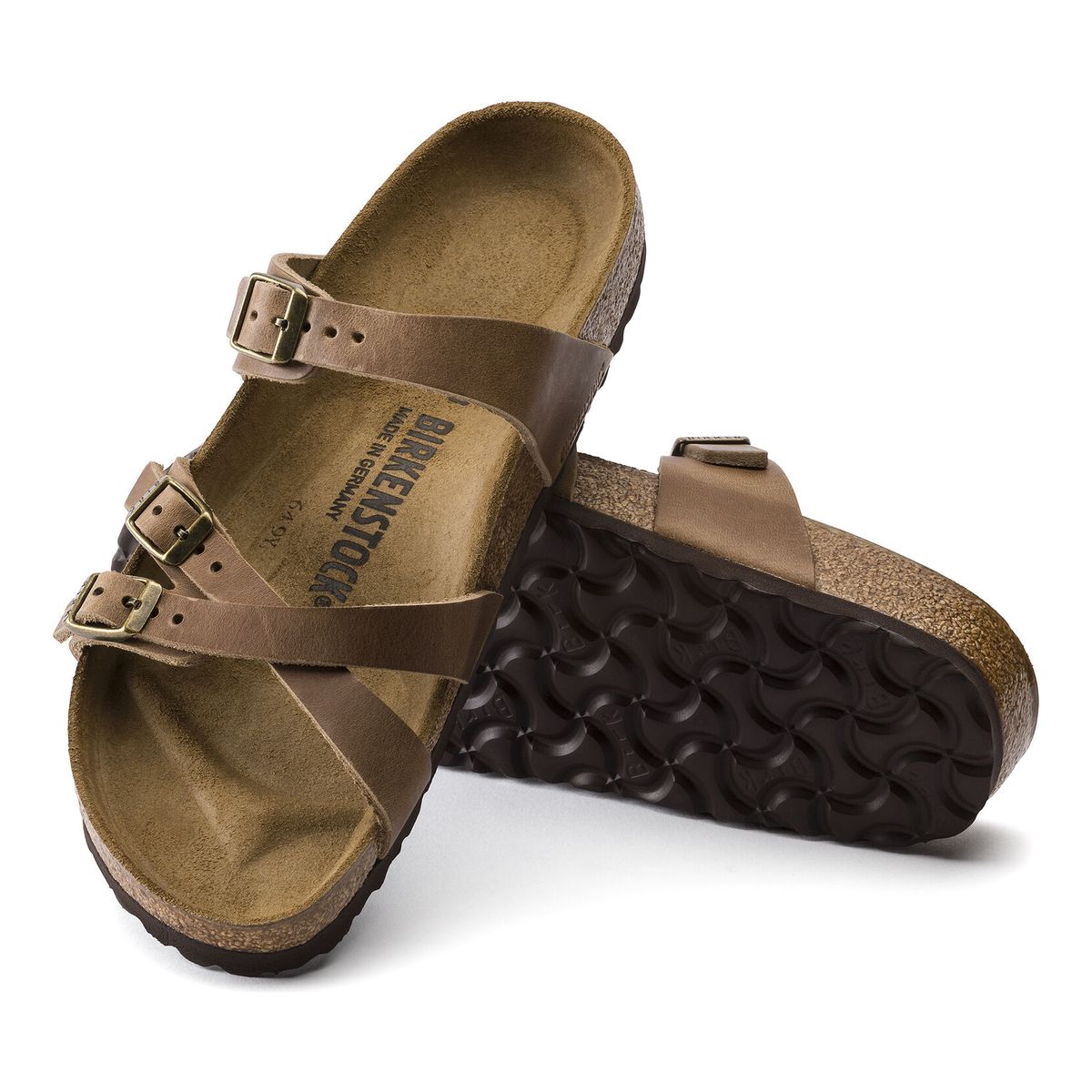 Franca Oiled Leather Women's Slide Sandal