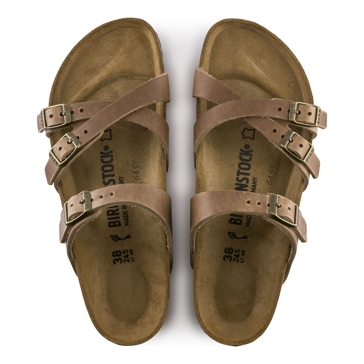 Franca Oiled Leather Women's Slide Sandal