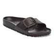 Birkenstock Madrid Big Buckle EVA in Black for women at Walking On a Cloud