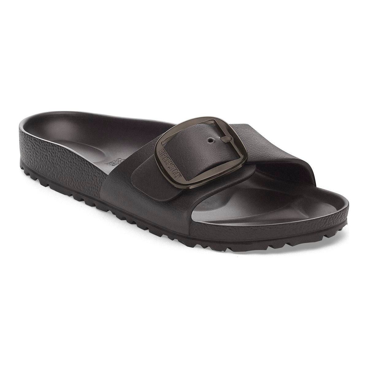 Birkenstock Madrid Big Buckle EVA in Black for women at Walking On a Cloud