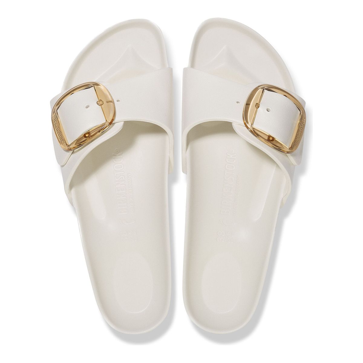 Birkenstock Madrid Big Buckle EVA in Eggshell