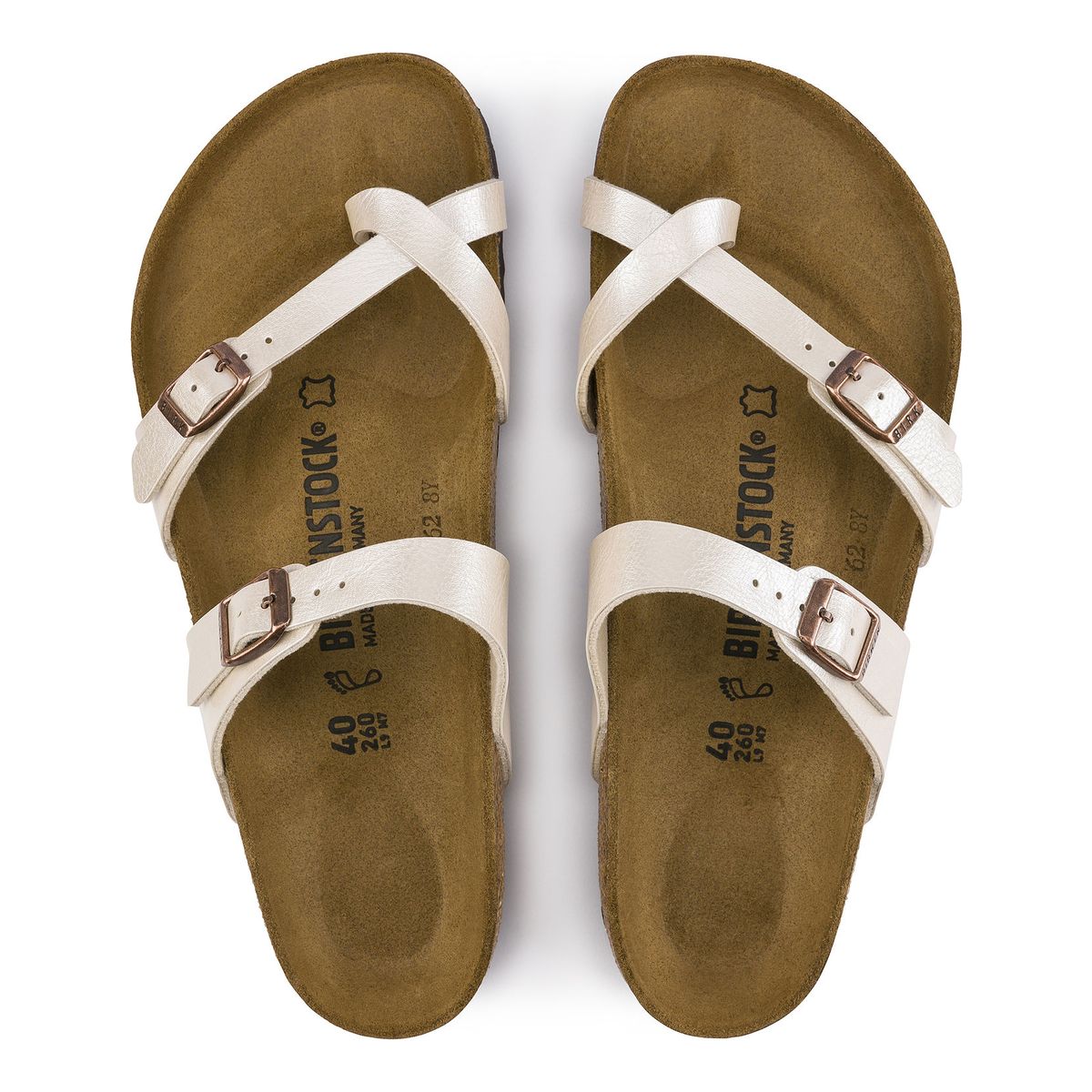 Women's Mayari Birko-Flor in Pearl White