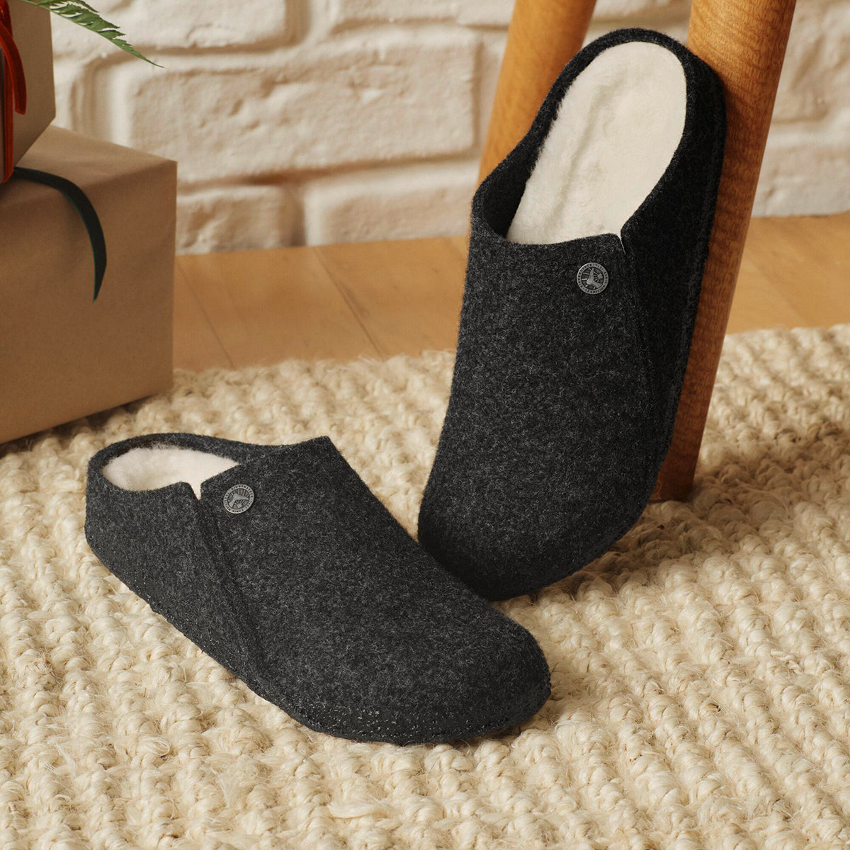 Birkenstock Men's Zermatt Shearling in Black