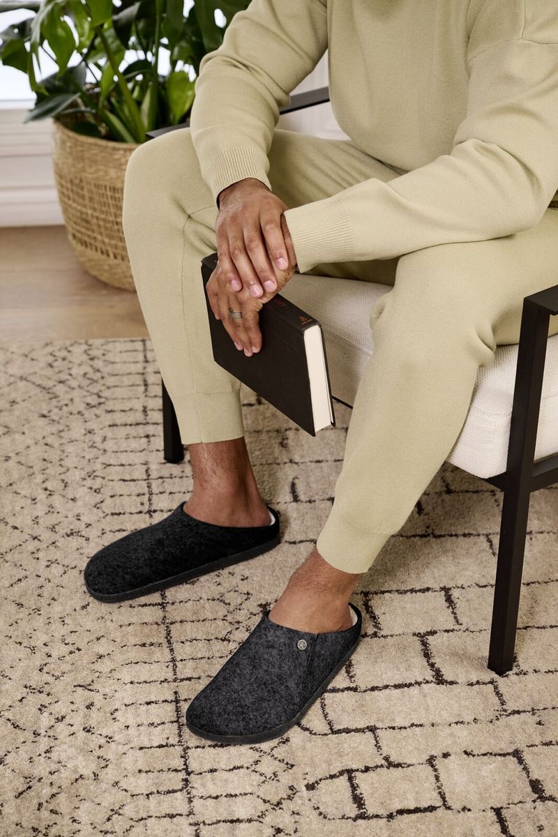 Birkenstock Men's Zermatt Shearling in Black