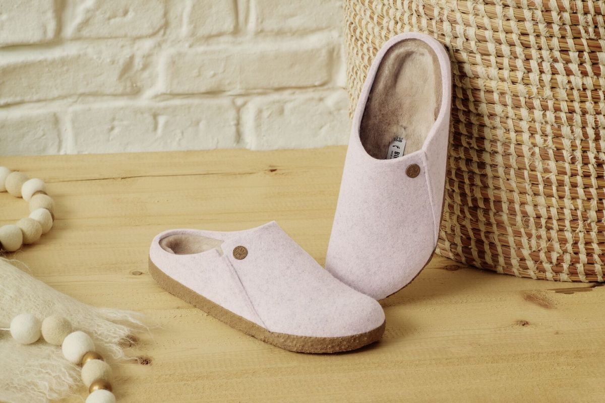 Birkenstock Women's Zermatt Shearling in Light Rose