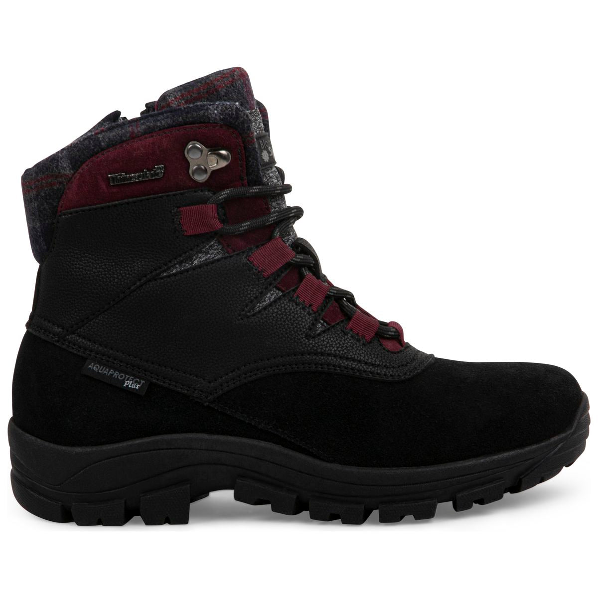 Blondo Maxine Women's Waterproof Winter Boot in Black Burgundy