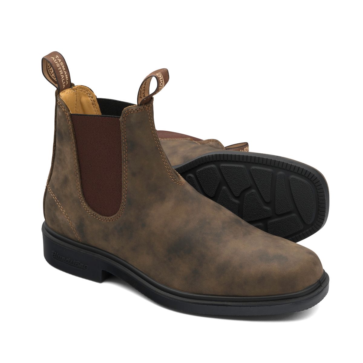 Blundstone 1306 Unisex Dress Boot in Rustic Brown