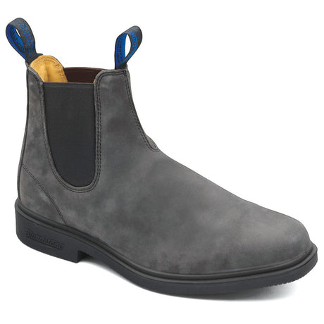 Blundstone 1392 unisex winter Chelsea dress boot in sleek black waterproof leather with elastic side panels, warm Thinsulate lining, and removable sheepskin footbed. Style #1392
