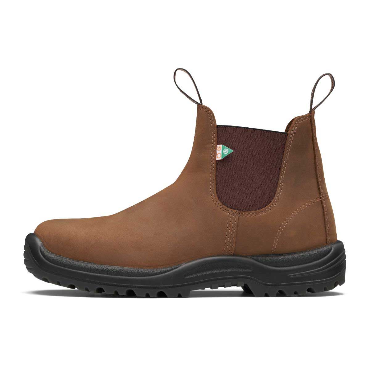 Blundstone 164 Work & Safety Unisex Boot in Saddle Brown