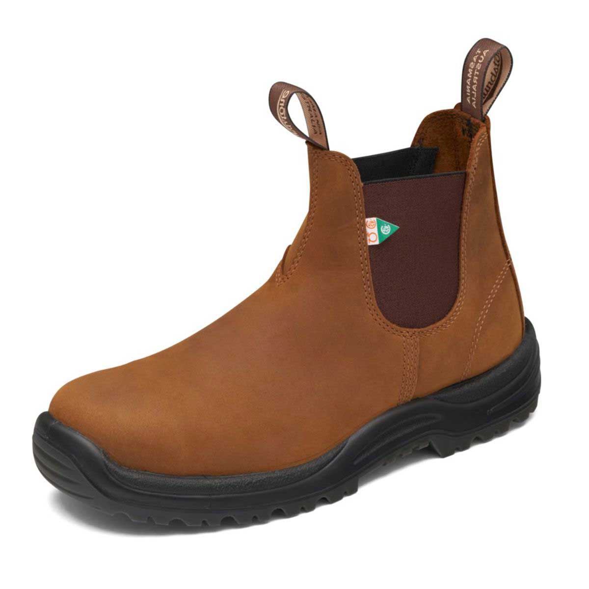 Blundstone 164 Work & Safety Unisex Boot in Saddle Brown