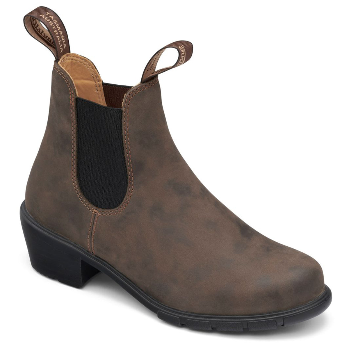 1677 - Women's Heel Boot in Rustic Brown