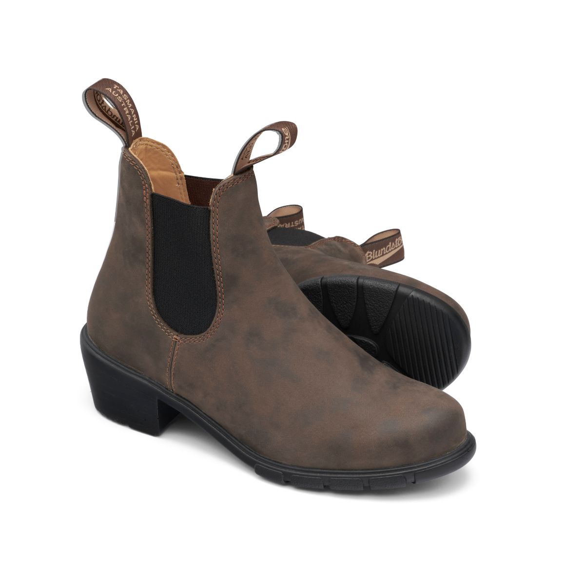 1677 - Women's Heel Boot in Rustic Brown